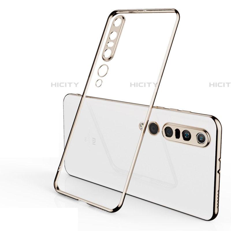 Coque Ultra Fine TPU Souple Housse Etui Transparente H02 pour Xiaomi Mi 10 Pro Or Plus