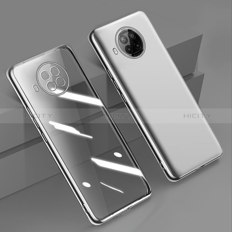 Coque Ultra Fine TPU Souple Housse Etui Transparente H02 pour Xiaomi Mi 10i 5G Argent Plus