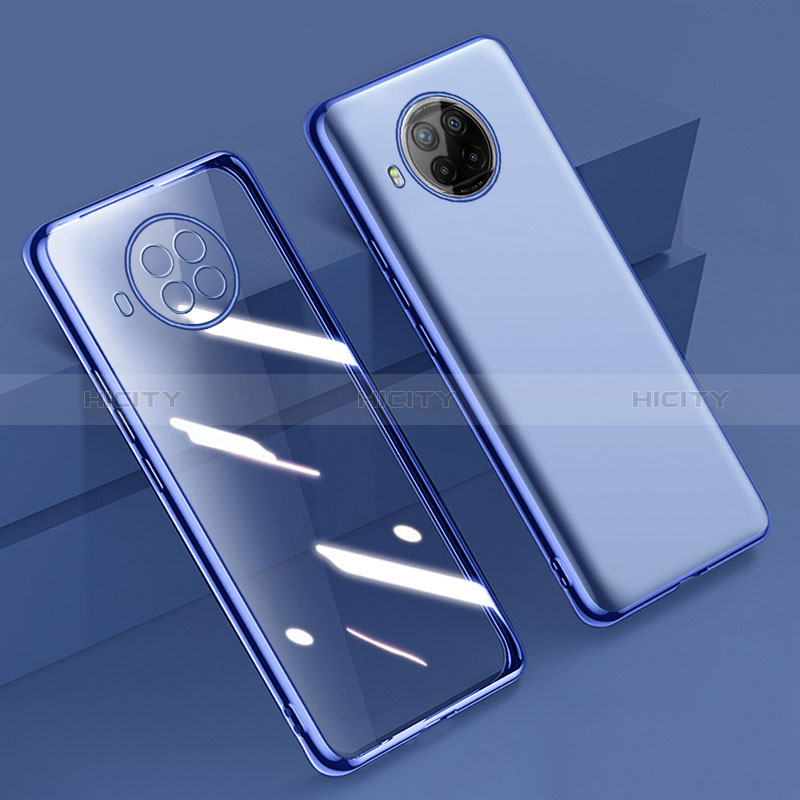 Coque Ultra Fine TPU Souple Housse Etui Transparente H02 pour Xiaomi Mi 10i 5G Bleu Plus