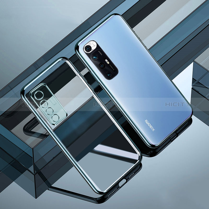 Coque Ultra Fine TPU Souple Housse Etui Transparente H02 pour Xiaomi Mi 10S 5G Bleu Plus