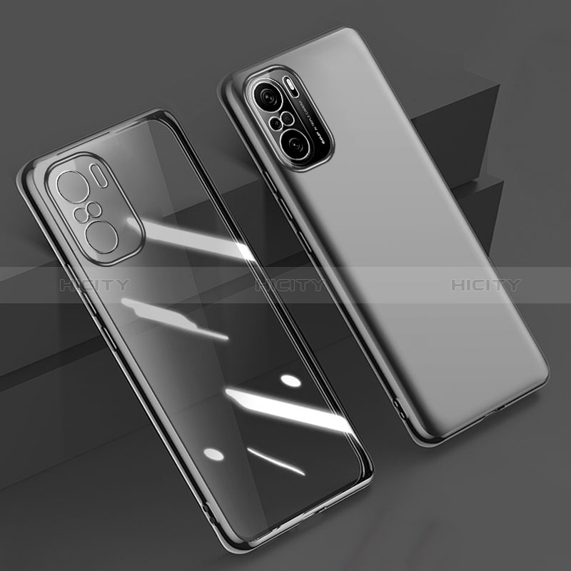 Coque Ultra Fine TPU Souple Housse Etui Transparente H02 pour Xiaomi Mi 11X 5G Noir Plus