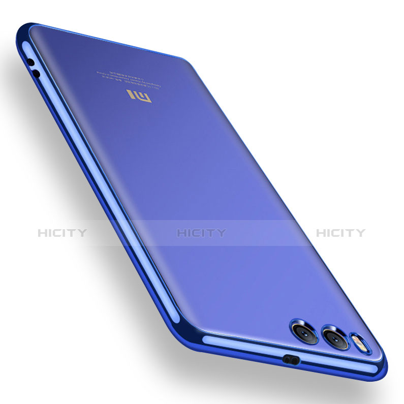 Coque Ultra Fine TPU Souple Housse Etui Transparente H02 pour Xiaomi Mi 6 Bleu Plus