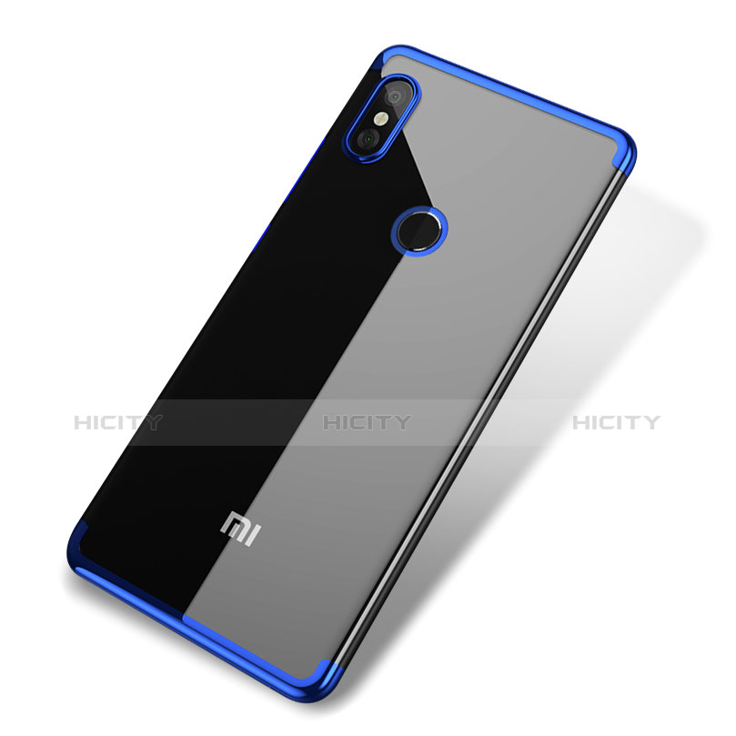 Coque Ultra Fine TPU Souple Housse Etui Transparente H02 pour Xiaomi Mi 8 Bleu Plus