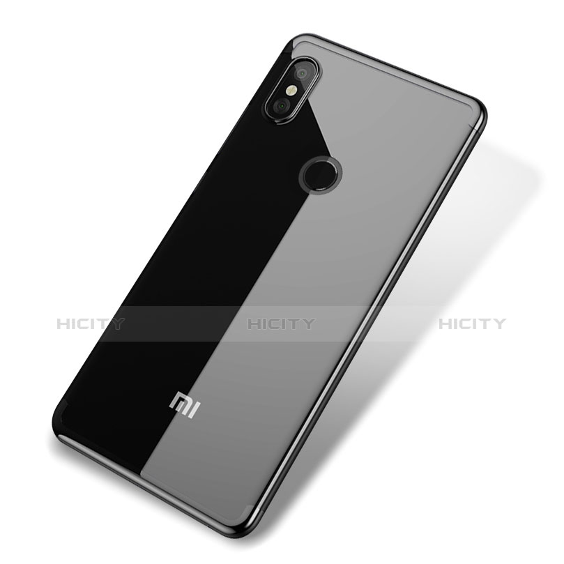 Coque Ultra Fine TPU Souple Housse Etui Transparente H02 pour Xiaomi Mi 8 Noir Plus