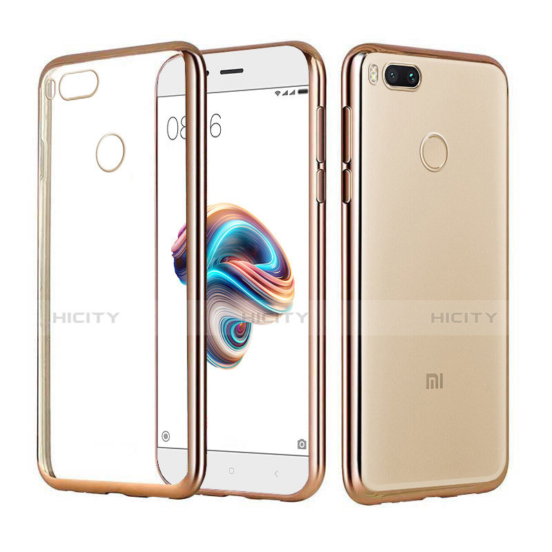 Coque Ultra Fine TPU Souple Housse Etui Transparente H02 pour Xiaomi Mi A1 Or Plus