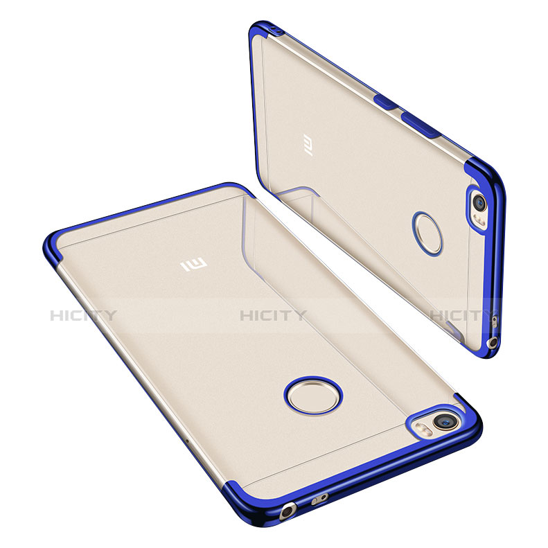 Coque Ultra Fine TPU Souple Housse Etui Transparente H02 pour Xiaomi Mi Max Bleu Plus