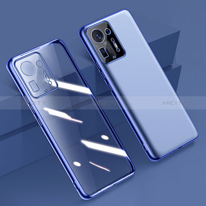 Coque Ultra Fine TPU Souple Housse Etui Transparente H02 pour Xiaomi Mi Mix 4 5G Bleu Plus