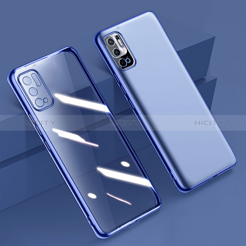 Coque Ultra Fine TPU Souple Housse Etui Transparente H02 pour Xiaomi POCO M3 Pro 5G Bleu Plus