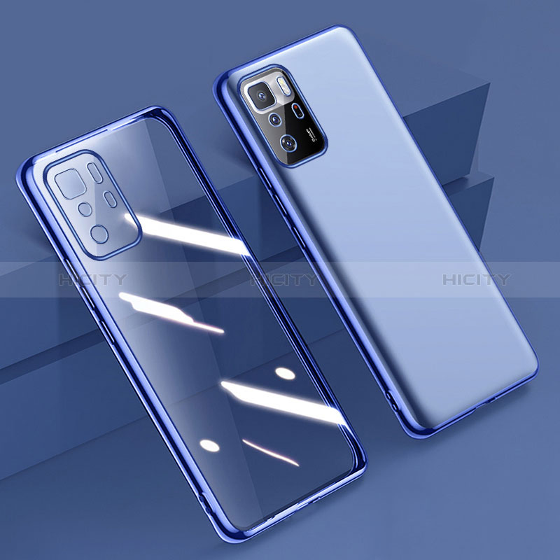 Coque Ultra Fine TPU Souple Housse Etui Transparente H02 pour Xiaomi Poco X3 GT 5G Bleu Plus