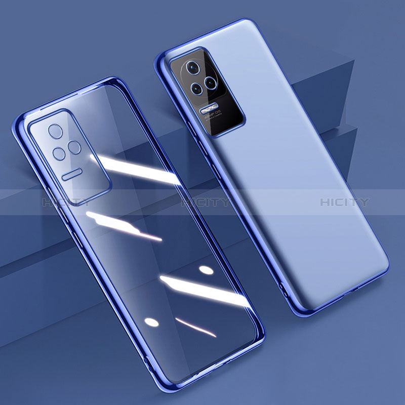 Coque Ultra Fine TPU Souple Housse Etui Transparente H02 pour Xiaomi Redmi K50 5G Bleu Plus