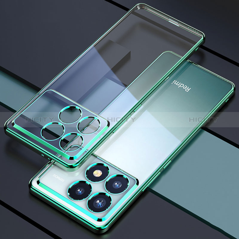 Coque Ultra Fine TPU Souple Housse Etui Transparente H02 pour Xiaomi Redmi K70 5G Vert Plus