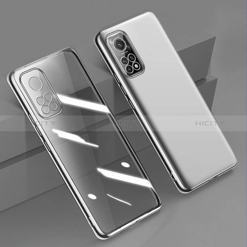 Coque Ultra Fine TPU Souple Housse Etui Transparente H02 pour Xiaomi Redmi Note 11 4G (2022) Argent Plus