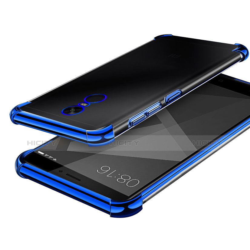 Coque Ultra Fine TPU Souple Housse Etui Transparente H02 pour Xiaomi Redmi Note 4 Bleu Plus