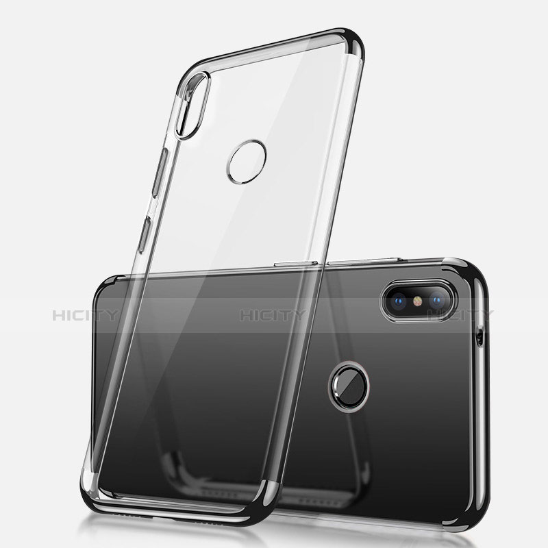 Coque Ultra Fine TPU Souple Housse Etui Transparente H02 pour Xiaomi Redmi Note 5 Noir Plus