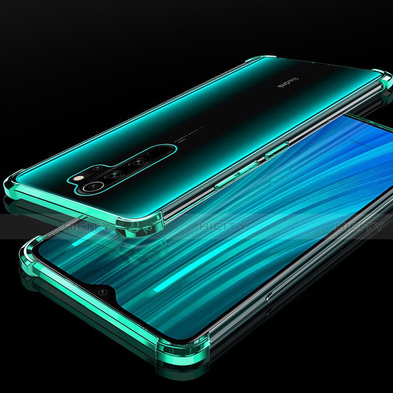 Coque Ultra Fine TPU Souple Housse Etui Transparente H02 pour Xiaomi Redmi Note 8 Pro Vert Plus