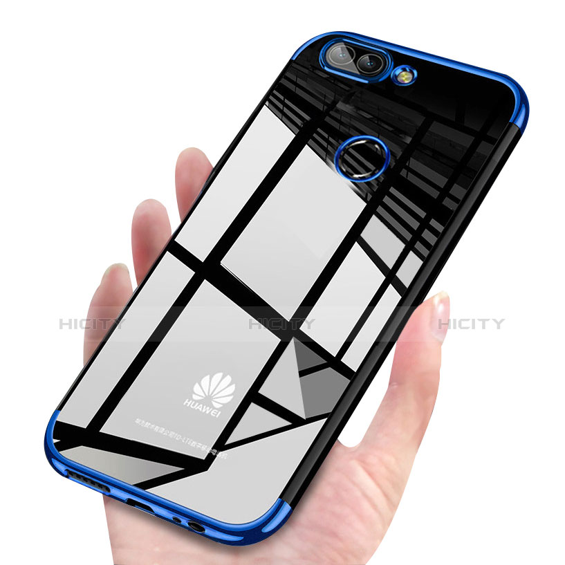 Coque Ultra Fine TPU Souple Housse Etui Transparente H03 pour Huawei Enjoy 7S Bleu Plus