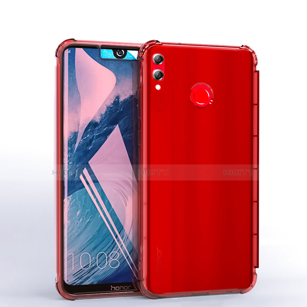 Coque Ultra Fine TPU Souple Housse Etui Transparente H03 pour Huawei Enjoy Max Rouge Plus