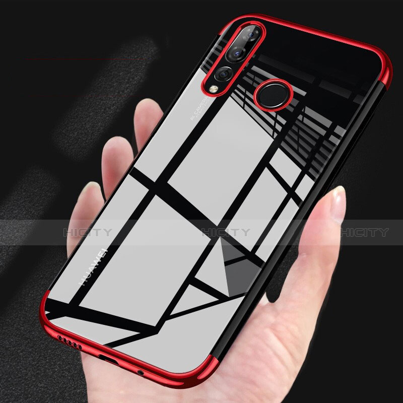 Coque Ultra Fine TPU Souple Housse Etui Transparente H03 pour Huawei Honor 20 Lite Rouge Plus