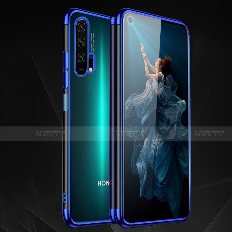 Coque Ultra Fine TPU Souple Housse Etui Transparente H03 pour Huawei Honor 20 Pro Bleu Plus