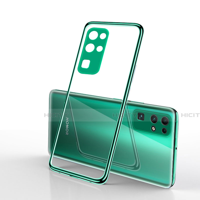 Coque Ultra Fine TPU Souple Housse Etui Transparente H03 pour Huawei Honor 30 Vert Plus