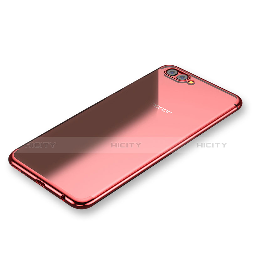 Coque Ultra Fine TPU Souple Housse Etui Transparente H03 pour Huawei Honor V10 Rouge Plus