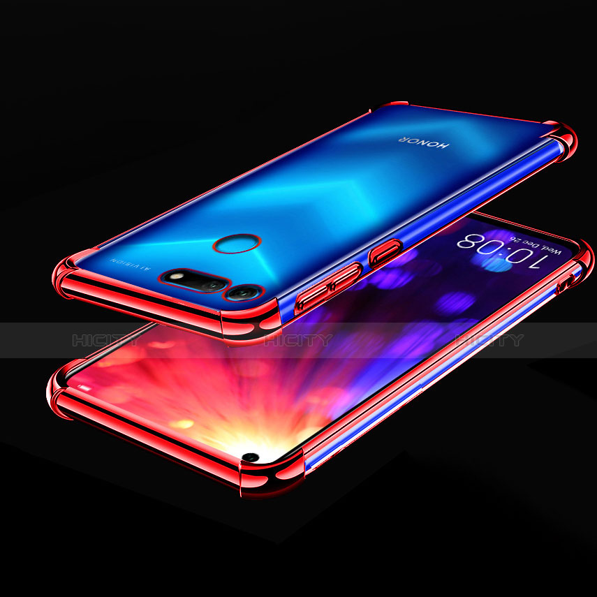 Coque Ultra Fine TPU Souple Housse Etui Transparente H03 pour Huawei Honor View 20 Rouge Plus