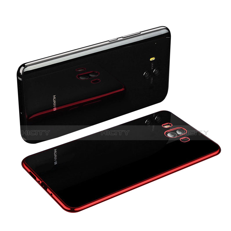 Coque Ultra Fine TPU Souple Housse Etui Transparente H03 pour Huawei Mate 10 Rouge Plus