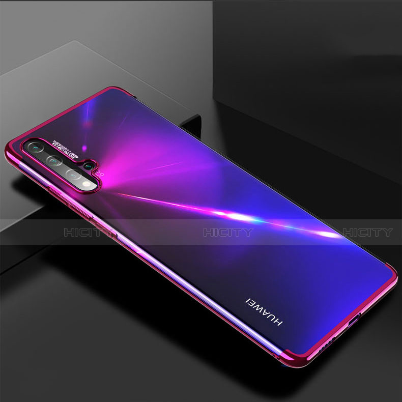 Coque Ultra Fine TPU Souple Housse Etui Transparente H03 pour Huawei Nova 5 Pro Violet Plus