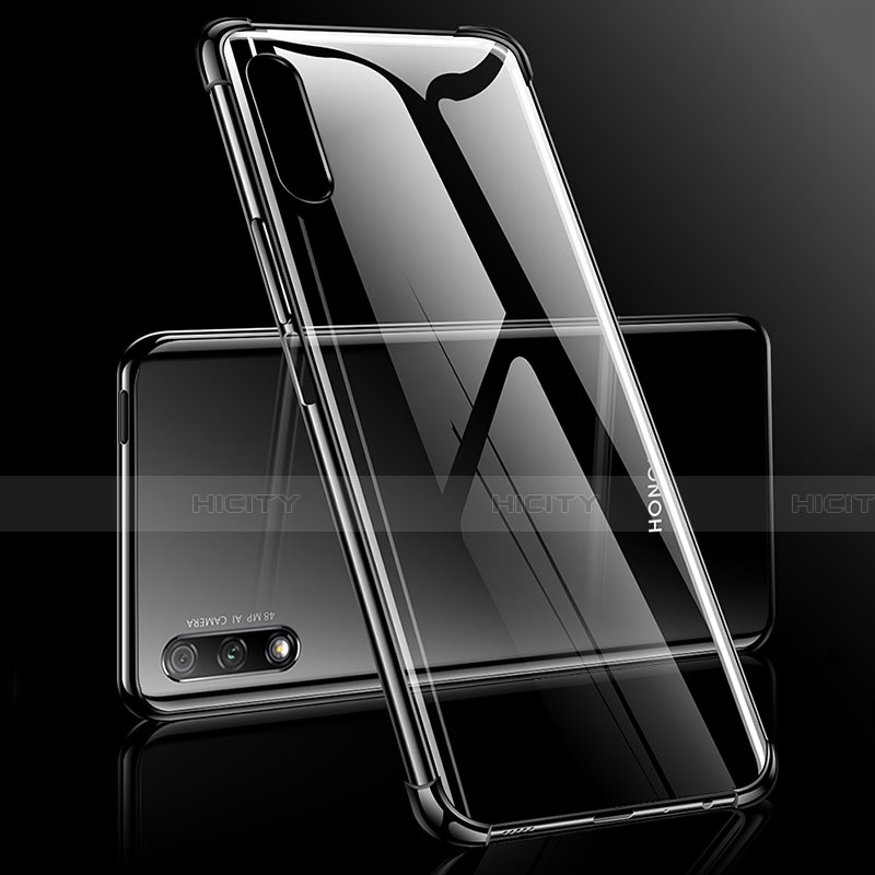 Coque Ultra Fine TPU Souple Housse Etui Transparente H03 pour Huawei P Smart Z (2019) Noir Plus