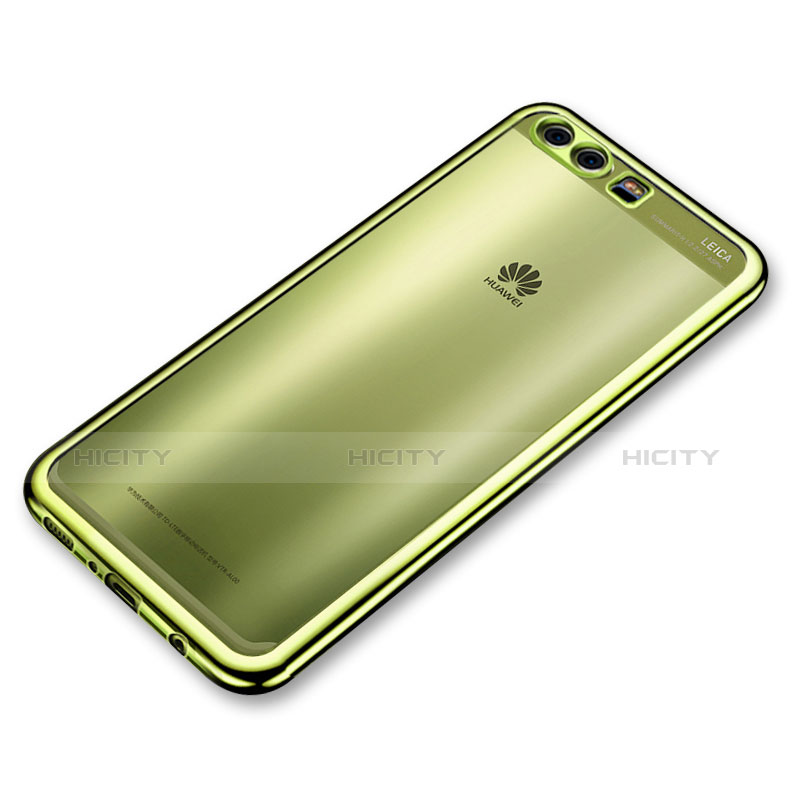 Coque Ultra Fine TPU Souple Housse Etui Transparente H03 pour Huawei P10 Plus Vert Plus