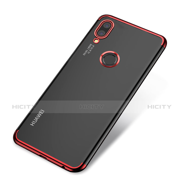 Coque Ultra Fine TPU Souple Housse Etui Transparente H03 pour Huawei P20 Lite Rouge Plus