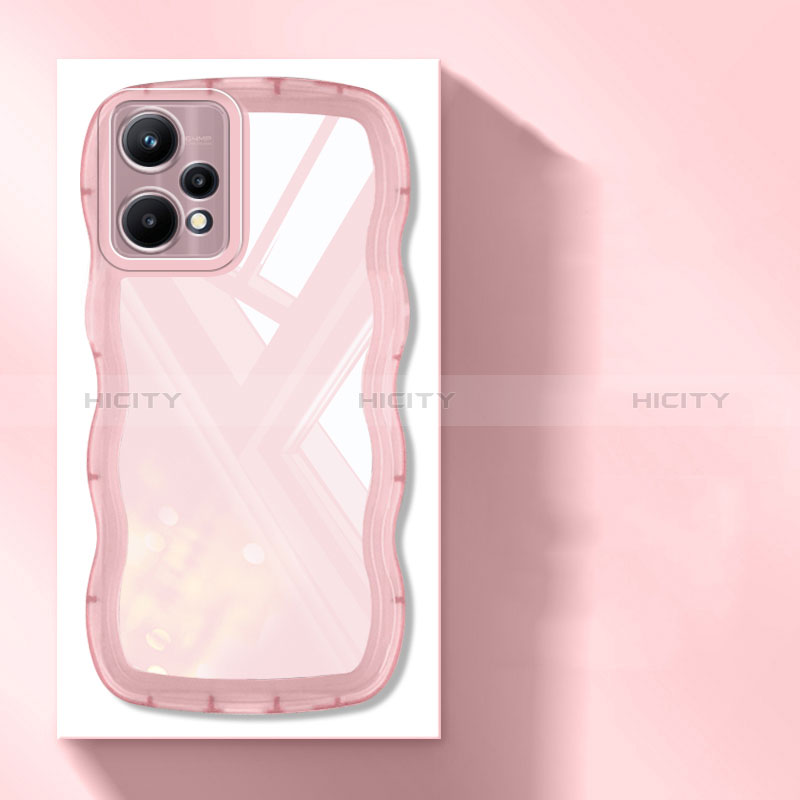 Coque Ultra Fine TPU Souple Housse Etui Transparente H03 pour Realme 9 4G Rose Plus