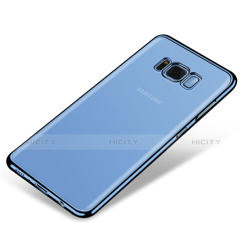 Coque Ultra Fine TPU Souple Housse Etui Transparente H03 pour Samsung Galaxy S8 Bleu Plus