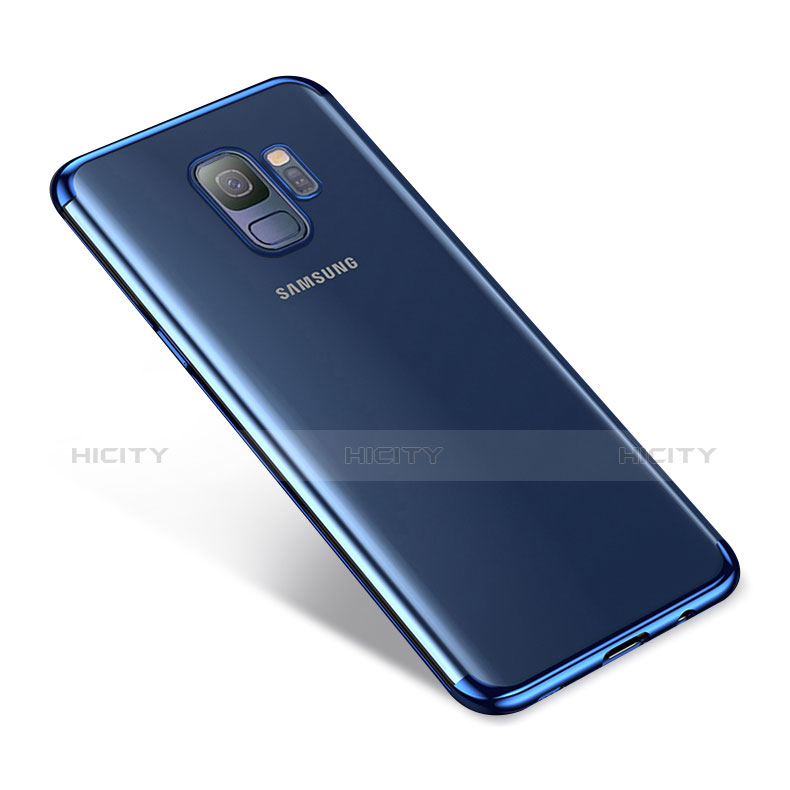 Coque Ultra Fine TPU Souple Housse Etui Transparente H03 pour Samsung Galaxy S9 Bleu Plus