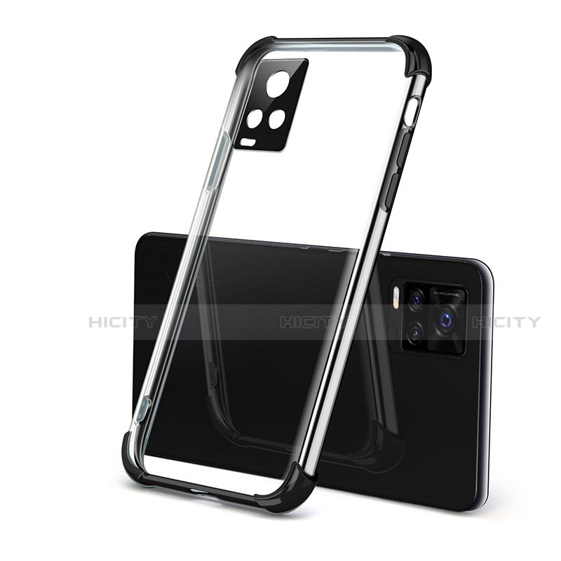 Coque Ultra Fine TPU Souple Housse Etui Transparente H03 pour Vivo V20 Pro 5G Noir Plus