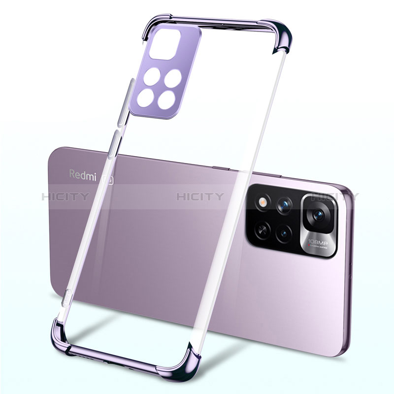 Coque Ultra Fine TPU Souple Housse Etui Transparente H03 pour Xiaomi Mi 11i 5G (2022) Violet Plus