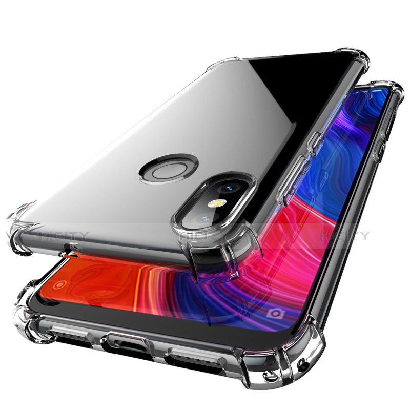 Coque Ultra Fine TPU Souple Housse Etui Transparente H03 pour Xiaomi Mi 8 Gris Plus