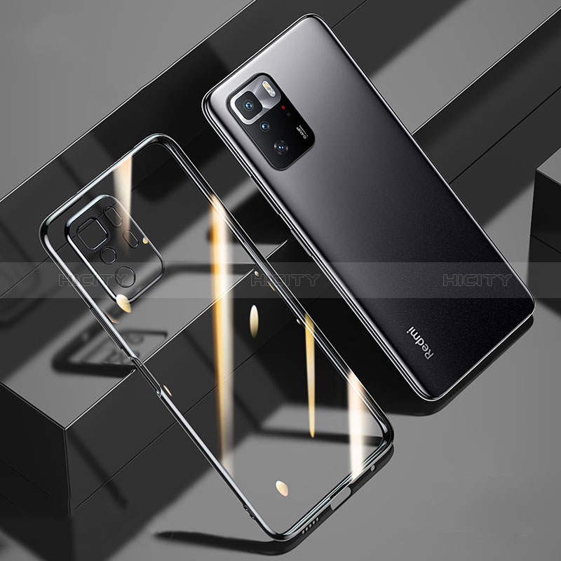 Coque Ultra Fine TPU Souple Housse Etui Transparente H03 pour Xiaomi Poco X3 GT 5G Noir Plus