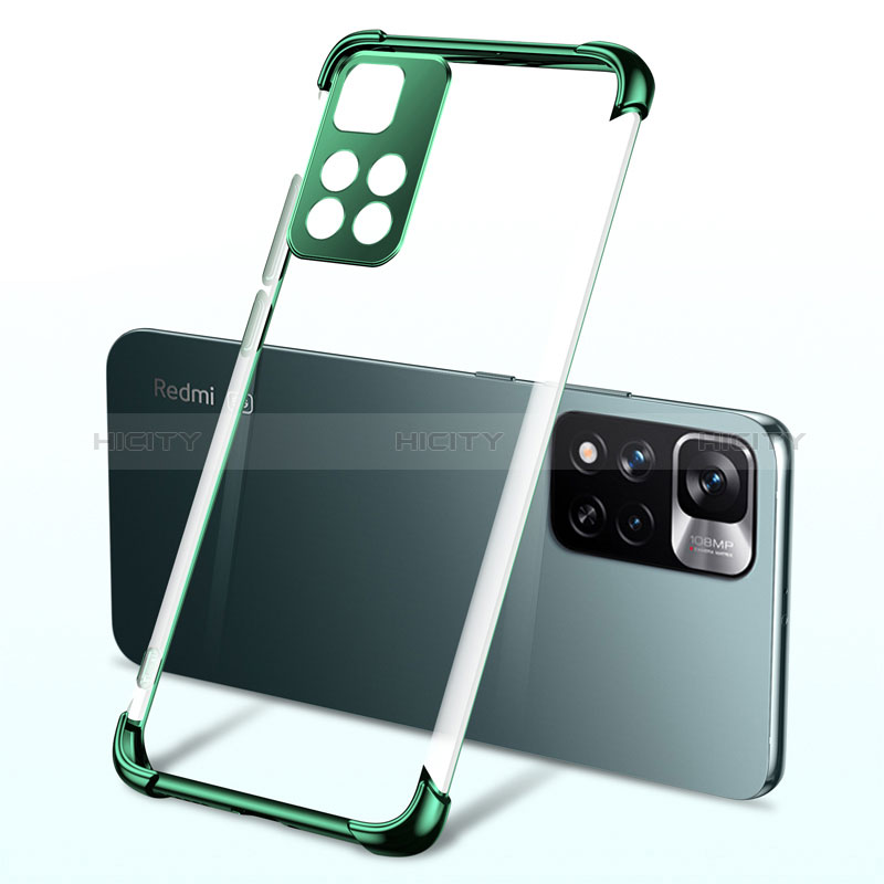 Coque Ultra Fine TPU Souple Housse Etui Transparente H03 pour Xiaomi Poco X4 NFC Vert Plus