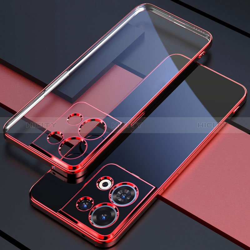 Coque Ultra Fine TPU Souple Housse Etui Transparente H03 pour Xiaomi Redmi Note 13 5G Rouge Plus