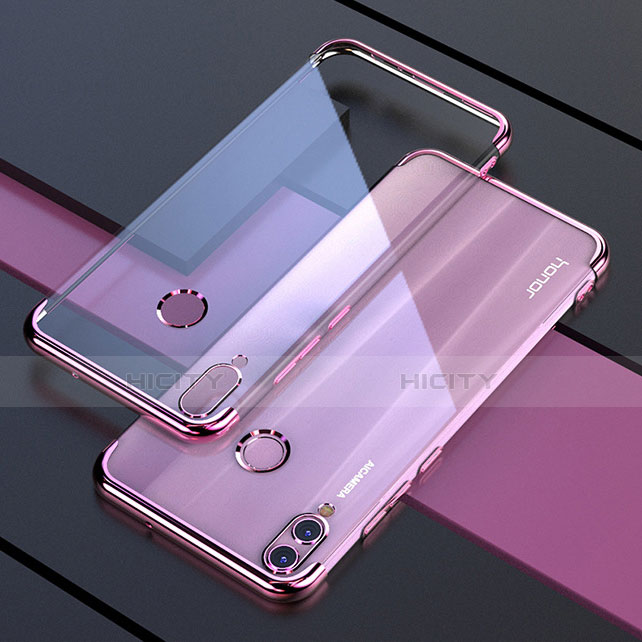 Coque Ultra Fine TPU Souple Housse Etui Transparente H04 pour Huawei Honor 8X Rose Plus