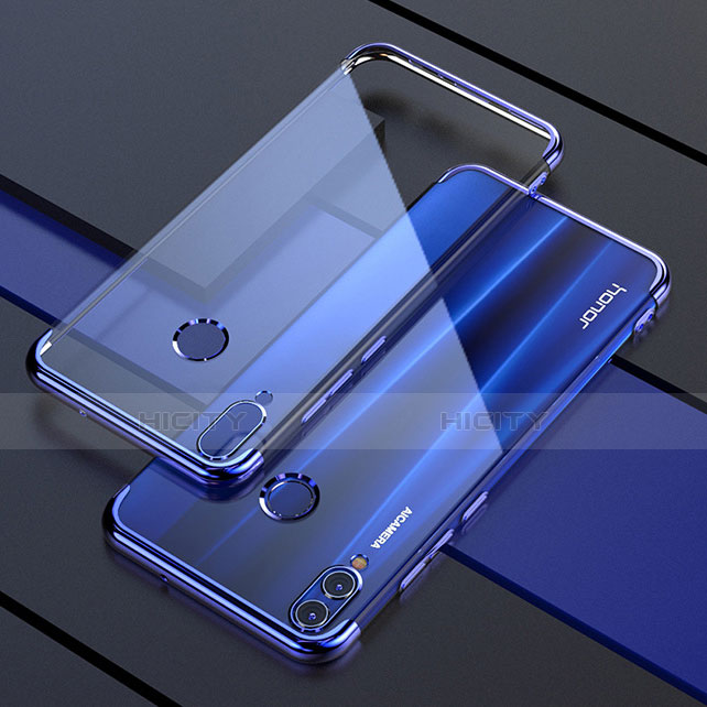 Coque Ultra Fine TPU Souple Housse Etui Transparente H04 pour Huawei Honor View 10 Lite Bleu Plus