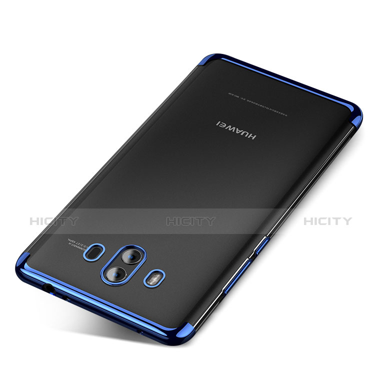 Coque Ultra Fine TPU Souple Housse Etui Transparente H04 pour Huawei Mate 10 Bleu Plus