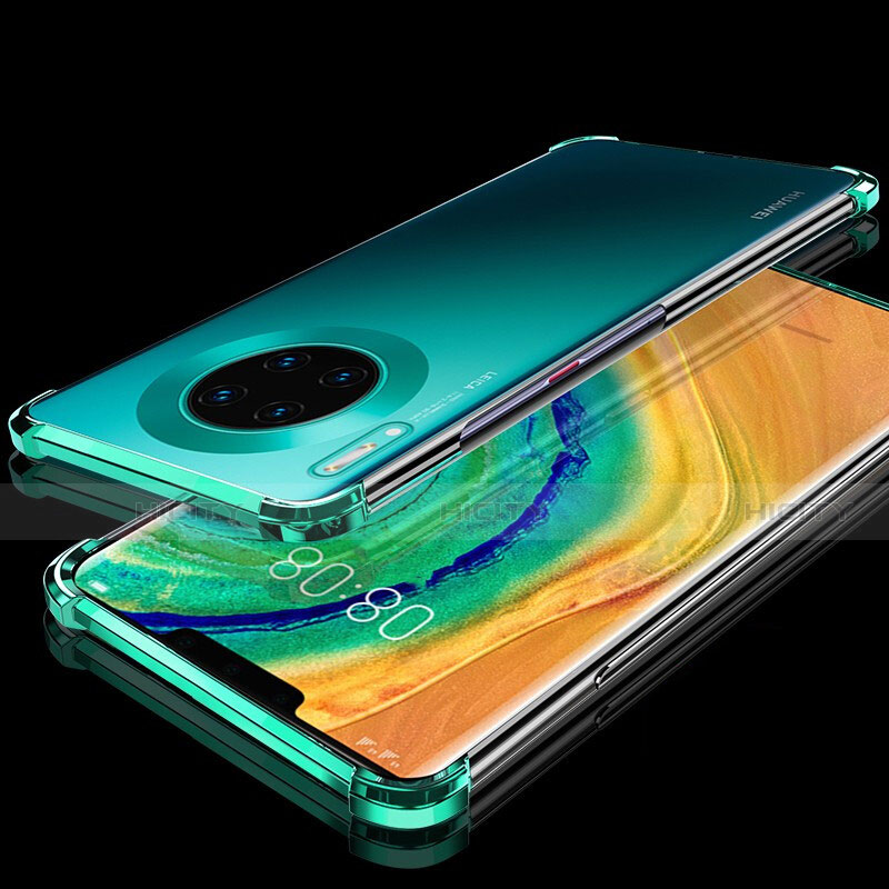 Coque Ultra Fine TPU Souple Housse Etui Transparente H04 pour Huawei Mate 30 5G Vert Plus