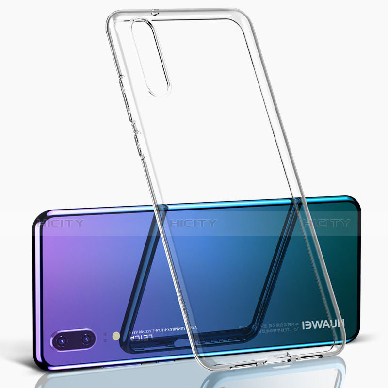 Coque Ultra Fine TPU Souple Housse Etui Transparente H04 pour Huawei P20 Plus