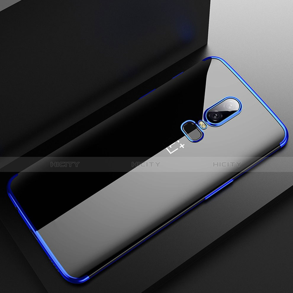 Coque Ultra Fine TPU Souple Housse Etui Transparente H04 pour OnePlus 6 Plus
