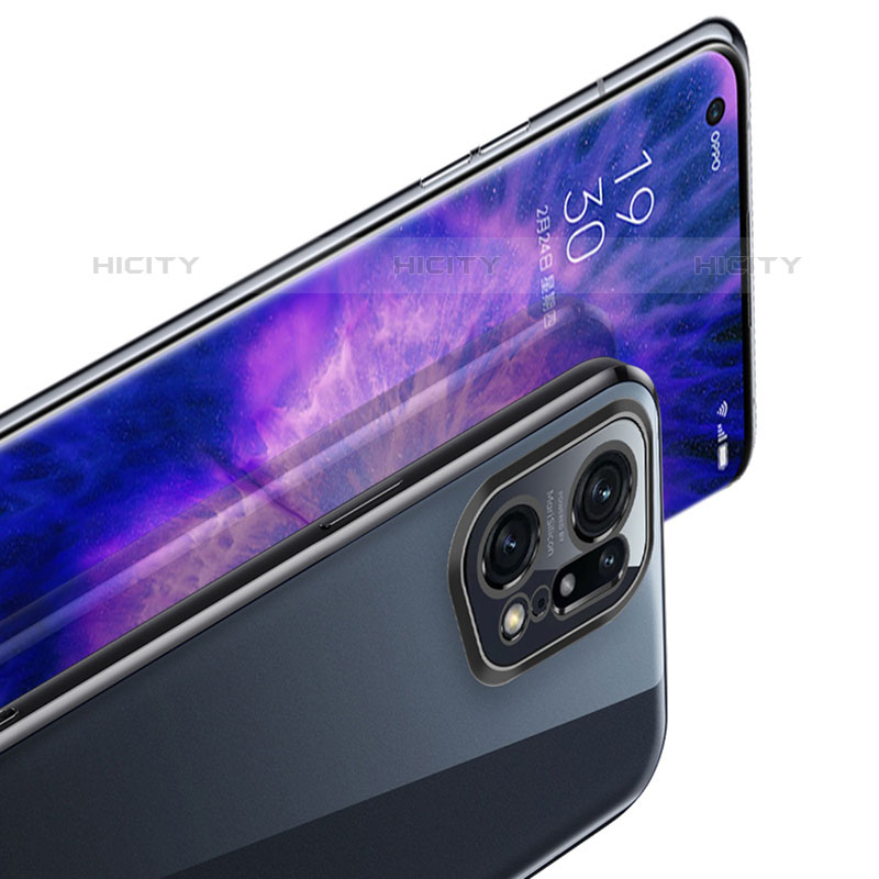 Coque Ultra Fine TPU Souple Housse Etui Transparente H04 pour Oppo Find X5 Pro 5G Plus