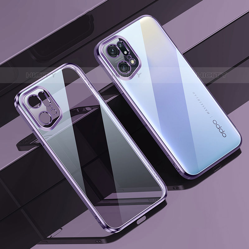 Coque Ultra Fine TPU Souple Housse Etui Transparente H04 pour Oppo Find X5 Pro 5G Plus