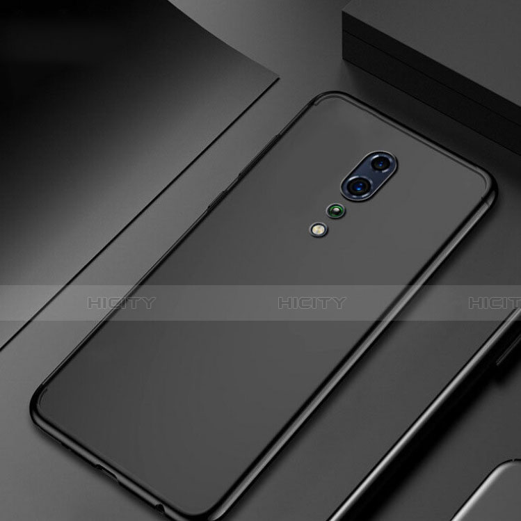 Coque Ultra Fine TPU Souple Housse Etui Transparente H04 pour Oppo Reno Z Noir Plus