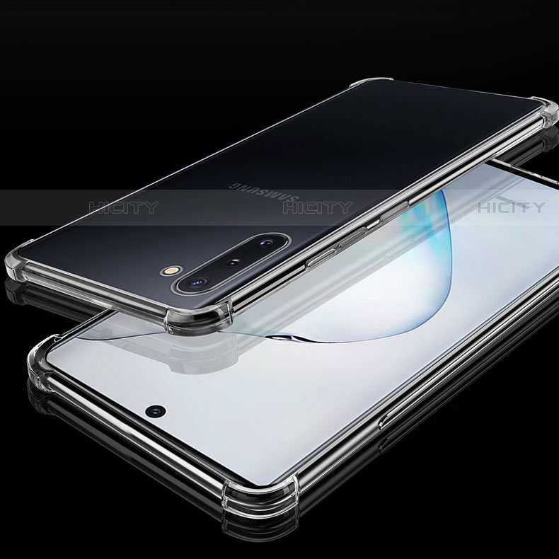 Coque Ultra Fine TPU Souple Housse Etui Transparente H04 pour Samsung Galaxy Note 10 Plus Clair Plus